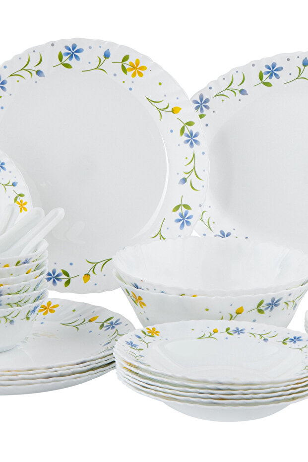 33-Piece Opalware Dinner Set - 3