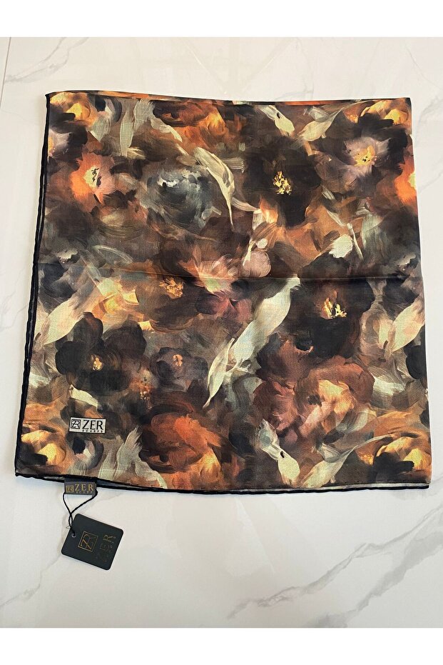 SCARFS ÇİÇEK DESENLİ EŞARP