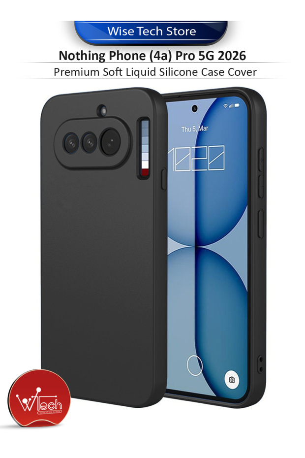 Nothing Phone (4a) 5G 2026 Premium Soft Liquid Silicone Case Cover