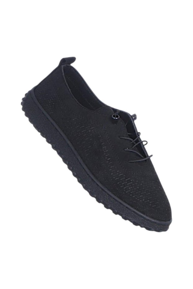 Ayzen 1070 Suede Black Women's Casual Shoes