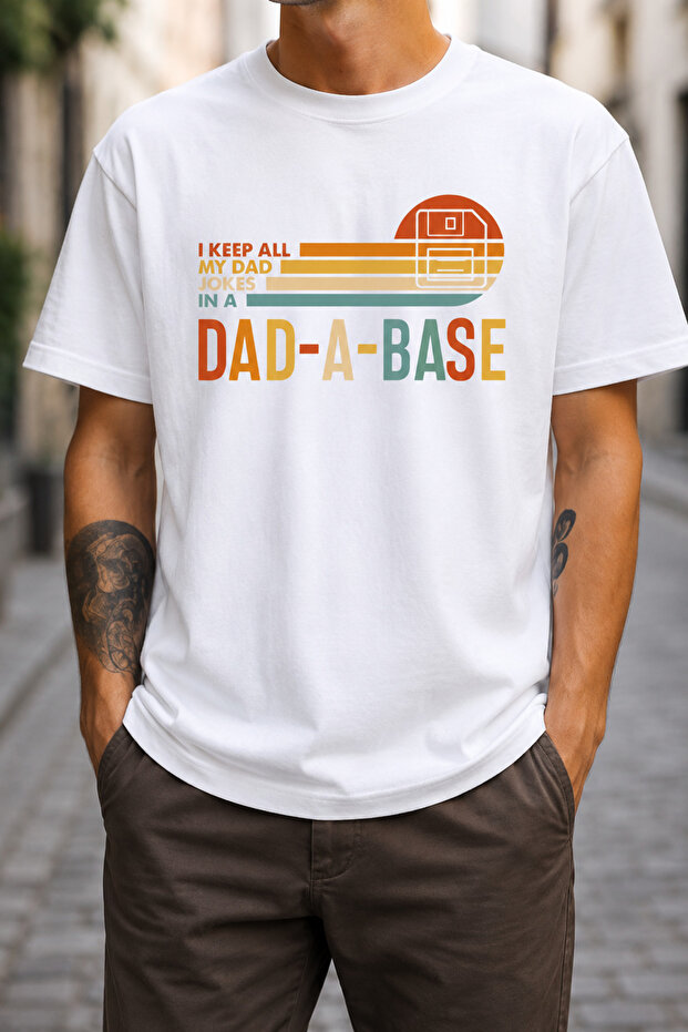 Unisex Father's Day Funny Gift for Dad Durable Print Summer T-Shirt