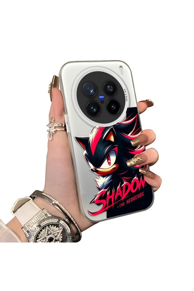 Vivo X200 Pro Compatible Hard Acrylic Back Silicone Edge Lens Protection Case