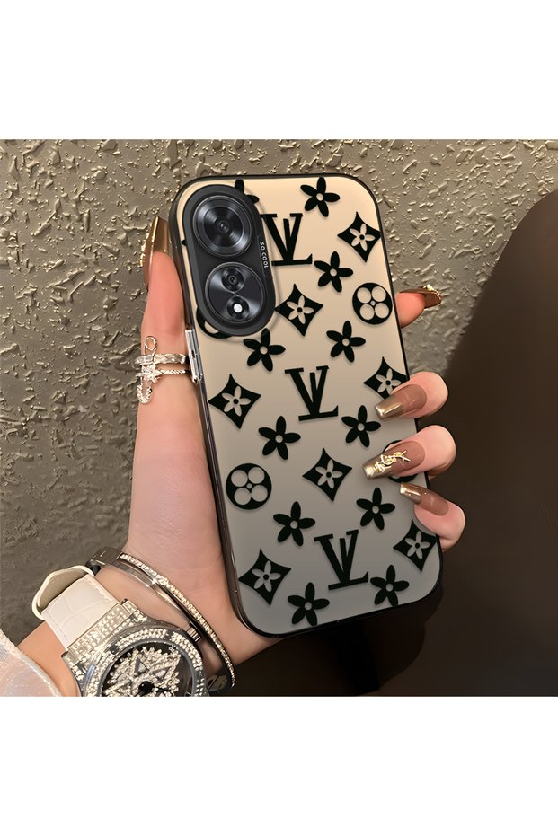 حافظة هاتف OPPO A60 متوافقة مع حافظة الهاتف ذات الحواف السيليكونية الصلبة ذات النمط العلوي