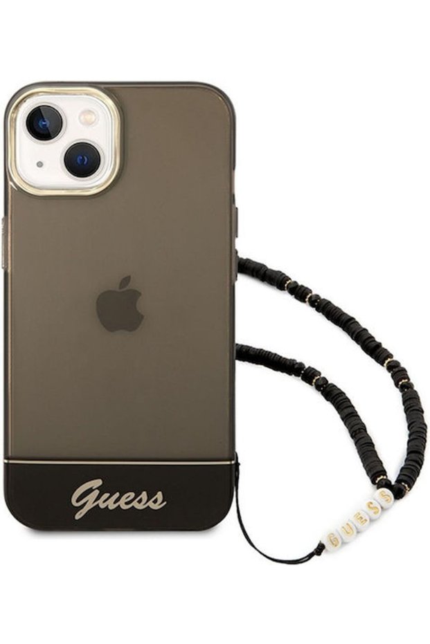 Back Cover Plastic Black / Transparent (iPhone 14) Code: GUHCP14SHGCOHK