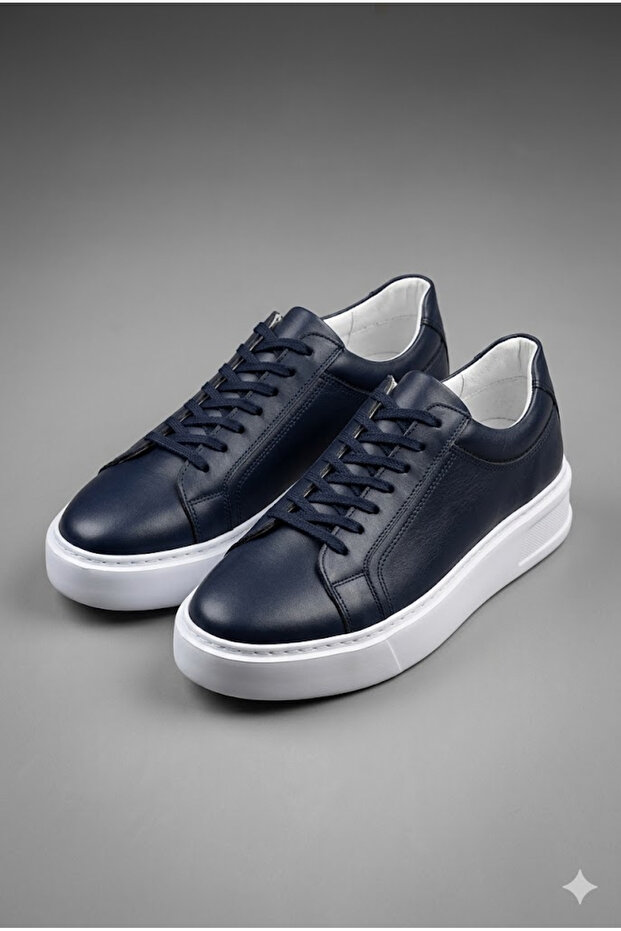 Genuine Leather Men's Shoes – Full Leather Inside and Out, Comfortable and Stylish Design