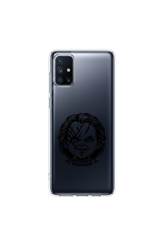 Samsung Galaxy M51 Compatible Horror 4 Design Transparent Case