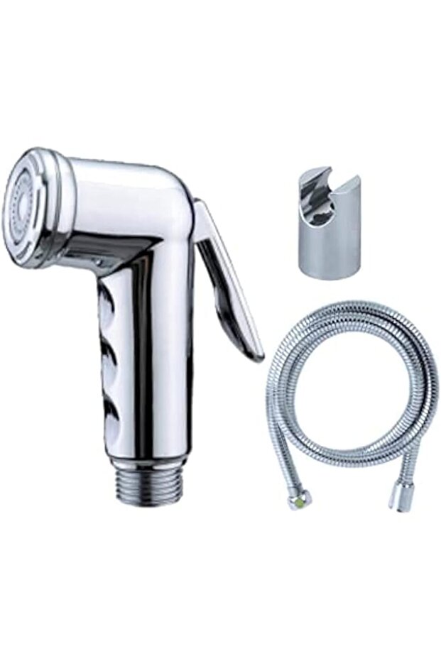 shattaf set Chrome toilet set bathroom cleaning Watering, car washing, pet bathing