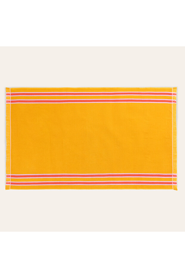 Viseu Yellow Beach Towel 90X150 cm