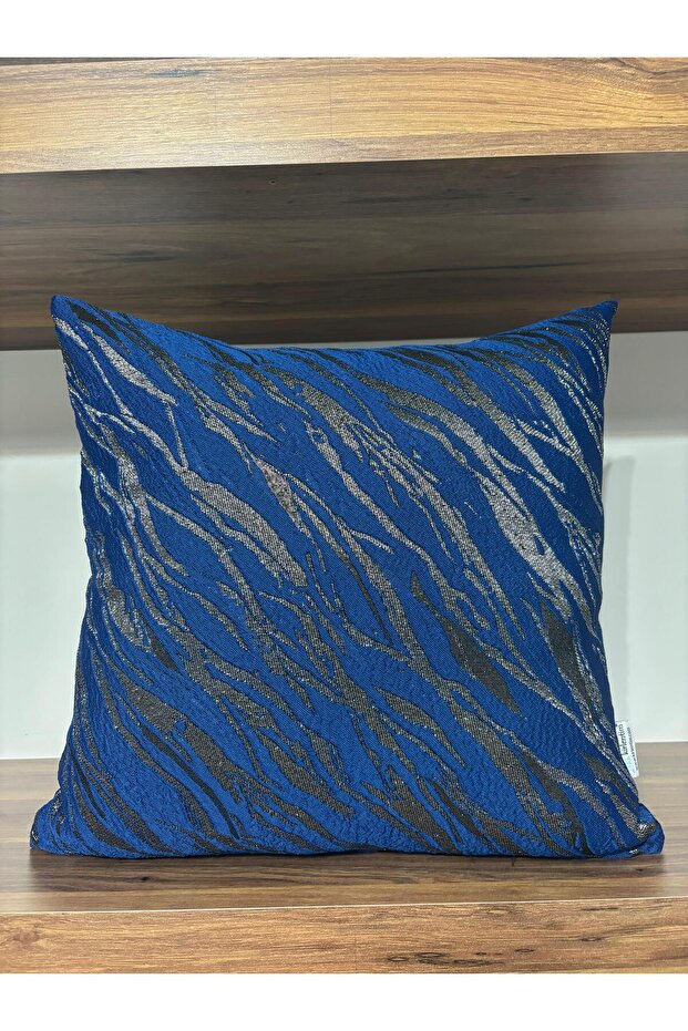 Dark Blue-Grey Jacquard Woven Kirlent Cover
