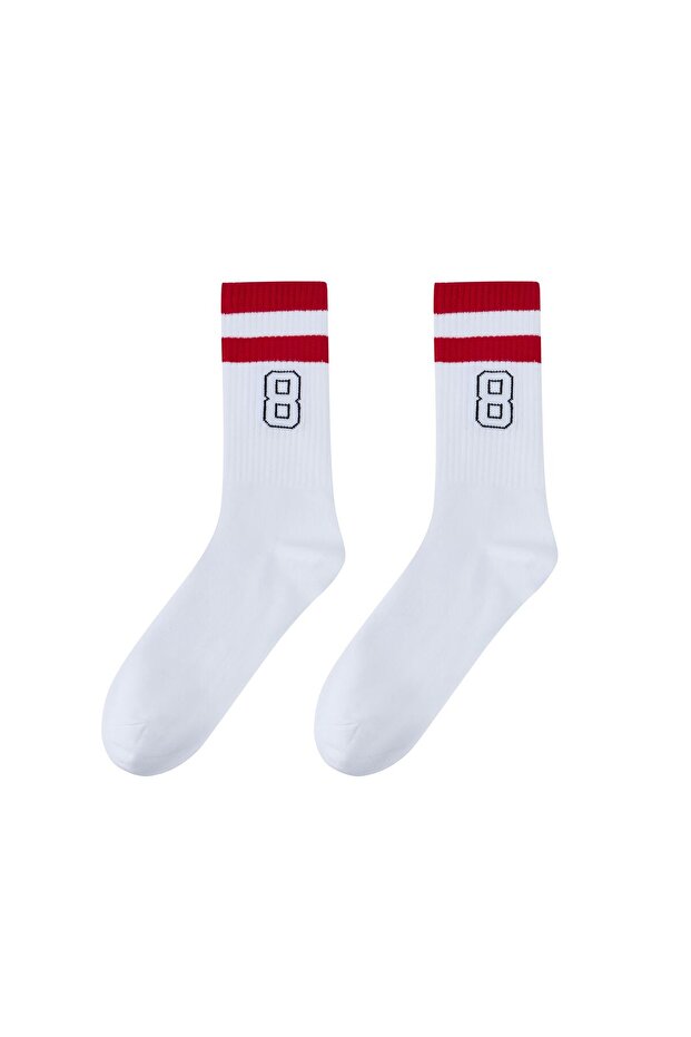 Men 2 Pack Longer Essential Crew Socks