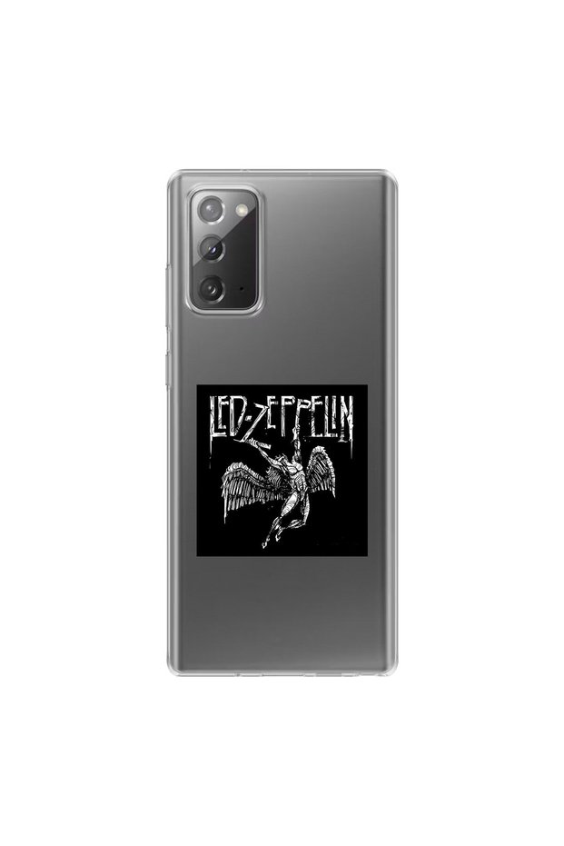Samsung Galaxy Note 20 Compatible Metal 6 Design Transparent Case