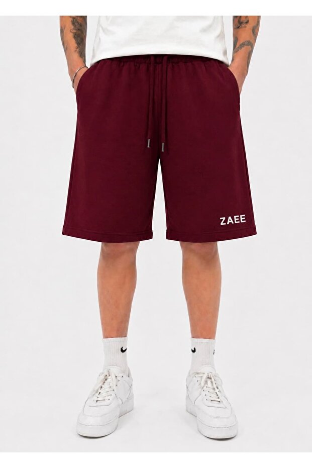 Nakışlı Premium Oversize Şort