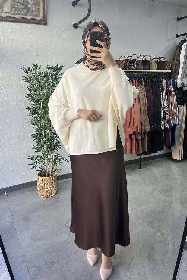Bat Sleeve Blouse Vanilla