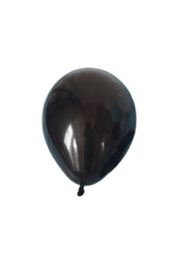 Party Metallic Black Balloons 100Pcs