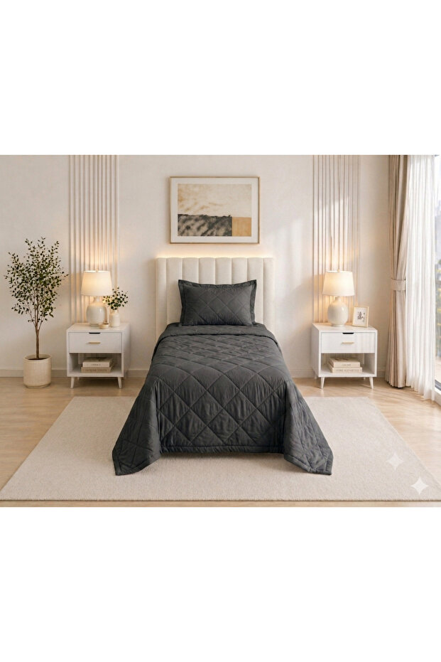 Summer Quilted Bedspread Single Size Set of 2 - 160cm X 230cm