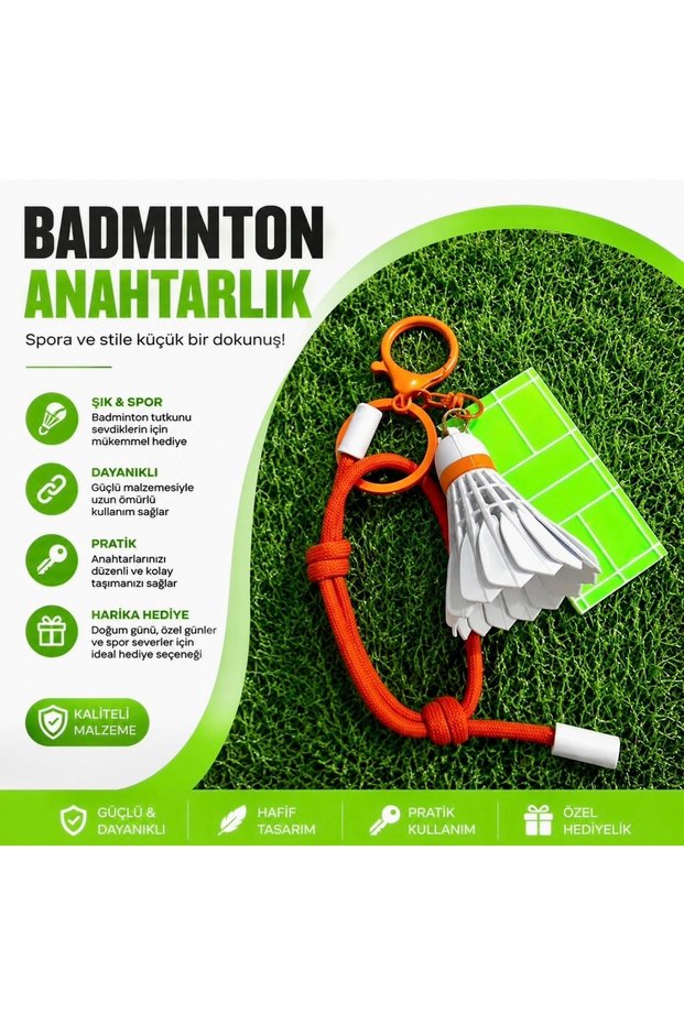 Charm Keychain Special for Badminton Enthusiasts