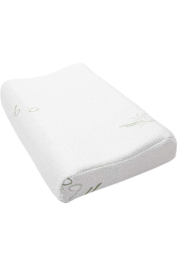Latex Pillow Contour (White) , Size 60x40 cm