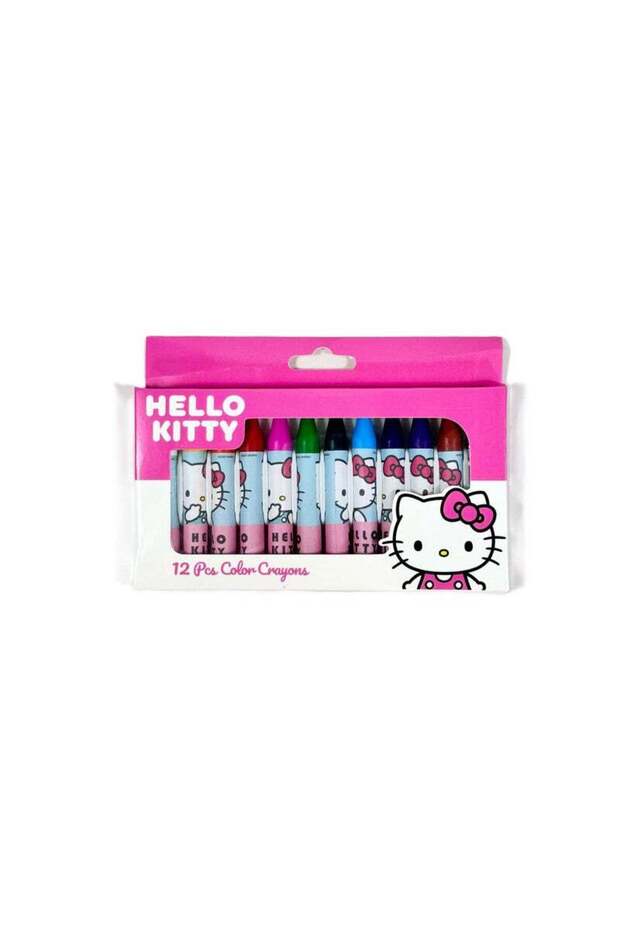 Hello Kitty Look At My Ribbon Crayons 12Pc Set