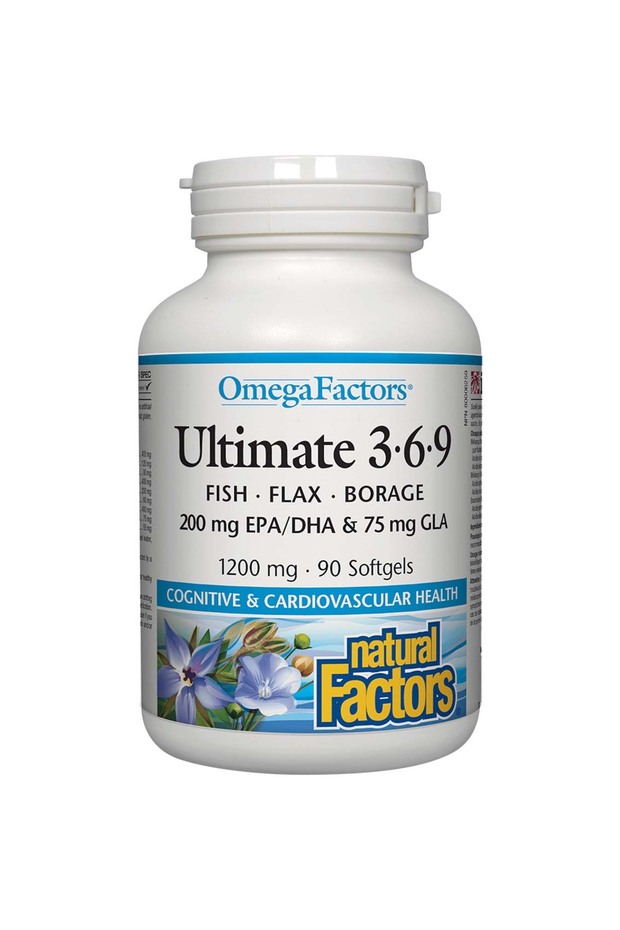 Ultimate Omega Factors 3.6.9, 1200 mg, 90 Softgels