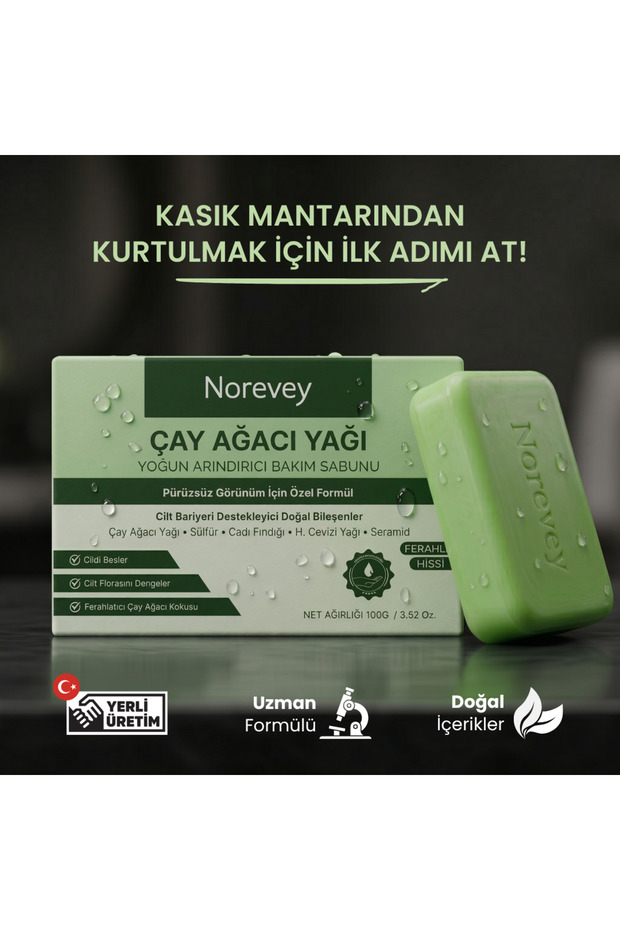 Intensive Purifying Tea Tree Oil Care Soap - 3 Pieces