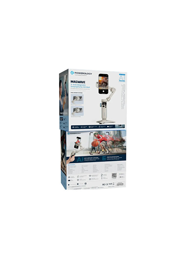 Magwave 3-Axis Magnetic Smart Phone Gimbal White