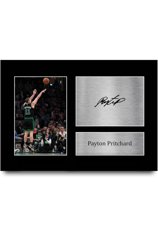 A4 Payton Pritchard Boston Celtics Basketball Gifts Printed Signed Autograph Picture for Basketball Memorabilia Fans - A4
