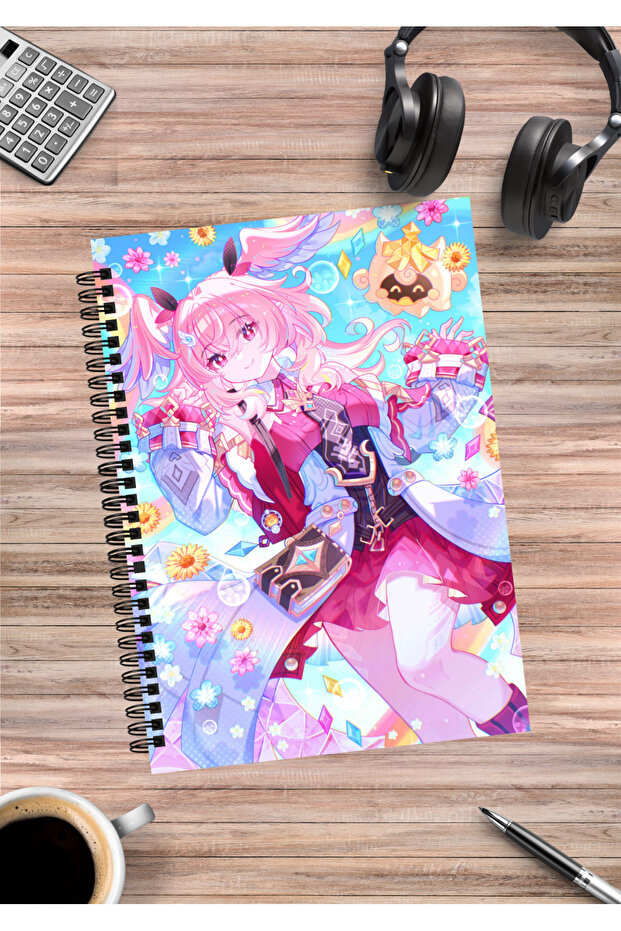 Genshin Impact Anime Spiral Notebook A5 (50 Sheets)