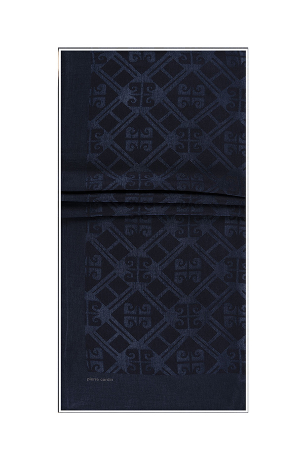 Navy Blue 75 X 190 Naia Lumina Shawl