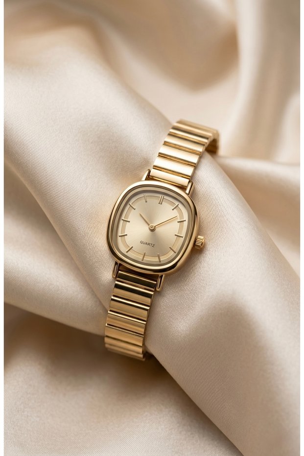 Helen Women's Steel Watch Gold Color Oval Case Vintage Watch | Old Money Luxury Elegant Stylish Women's Wristwatch | Minimal Design | Limited Edition 2026