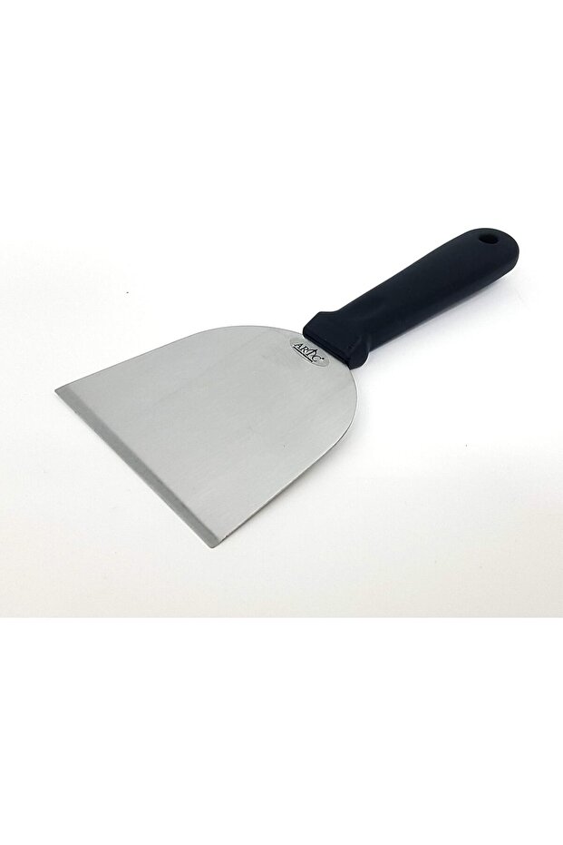 Flexible Dough Scrapper, Food Scraper Stainless Steel Gadget Multi-use Bowl Scraper Bench Scraper for Kitchen Silver (LL15)