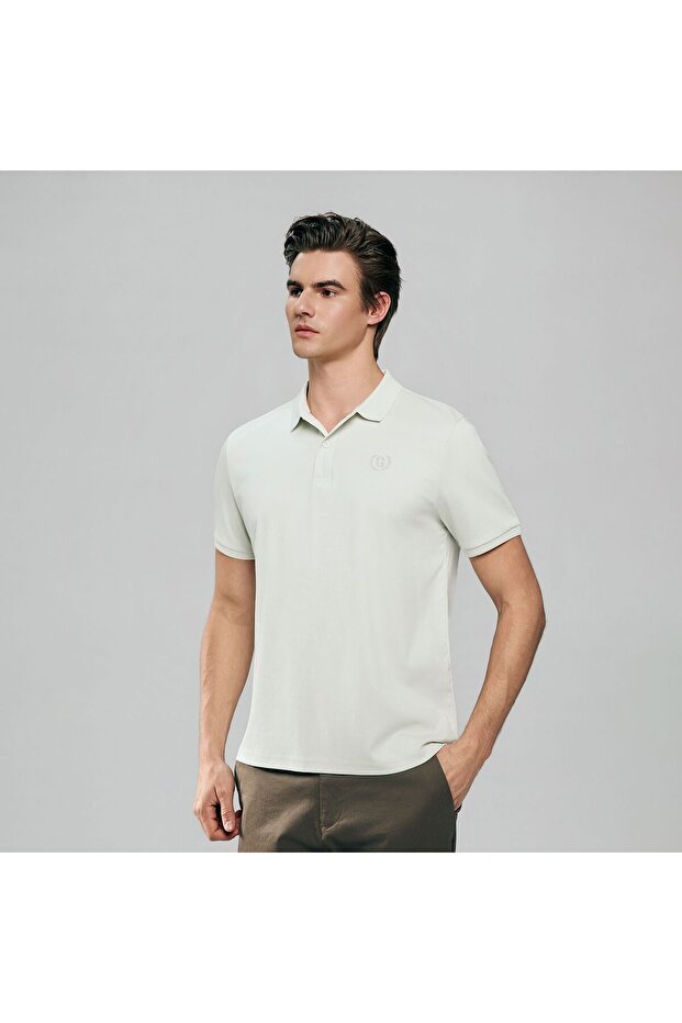 Men Slim Liquid Touch Cotton Polo Shirt