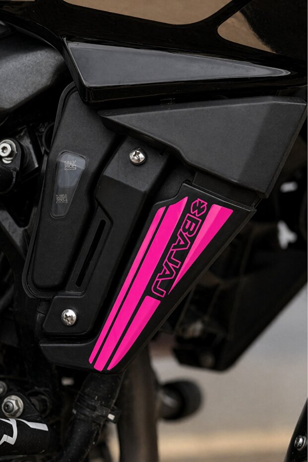 Bajaj Written Sticker for Side Radiator Covers (Right and Left) for Bajaj Pulsar Ns200