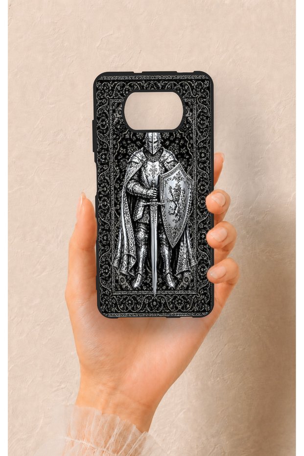 Poco X3 Compatible Knight Patterned Silicone Case