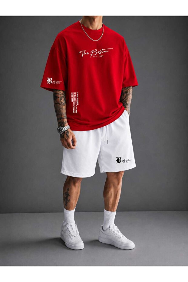 Boston Signature T-Shirt and Shorts Set