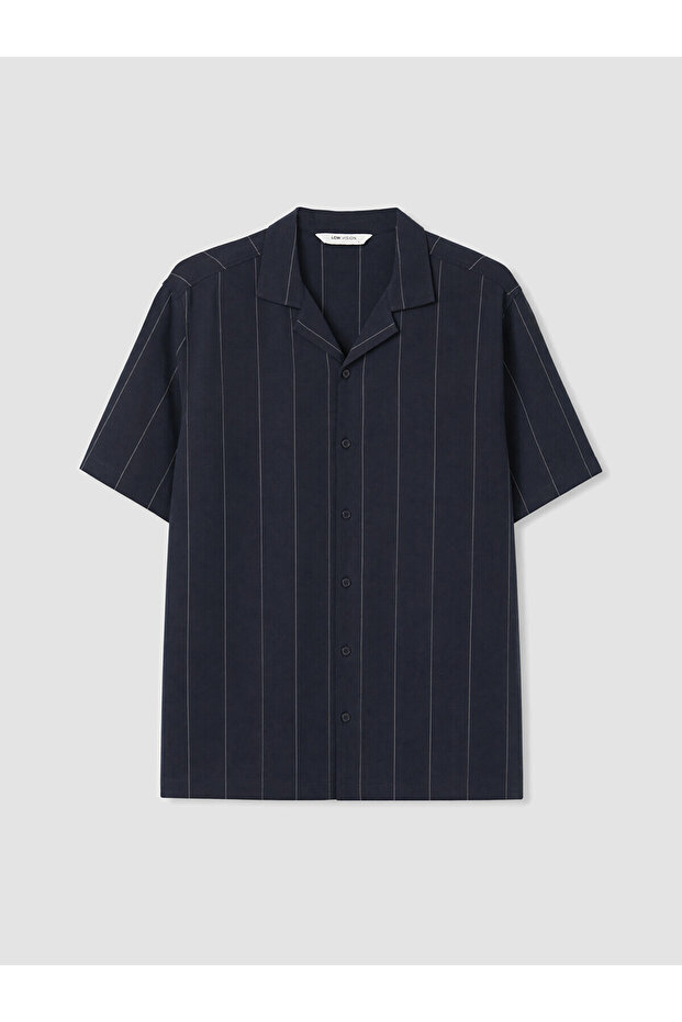 Vizyon New Season Regular Fit Striped Men's Shirt