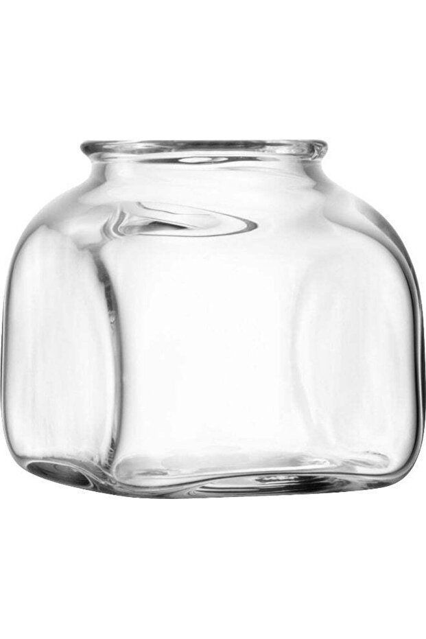 Umberto Glass Vase 15cm Clear Modern Flower Vase (Poland)