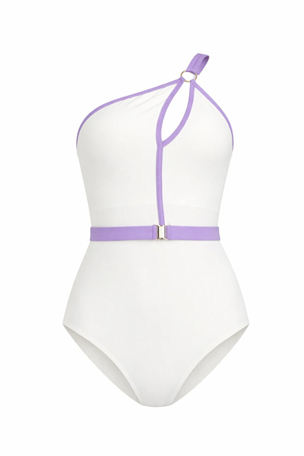 Women's Belted Boutique Sea Pool Swimsuit