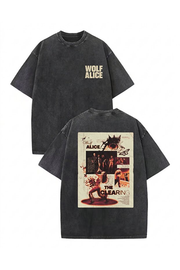 Wolf Alice Rock Music Printed Unisex Oversize T-Shirt