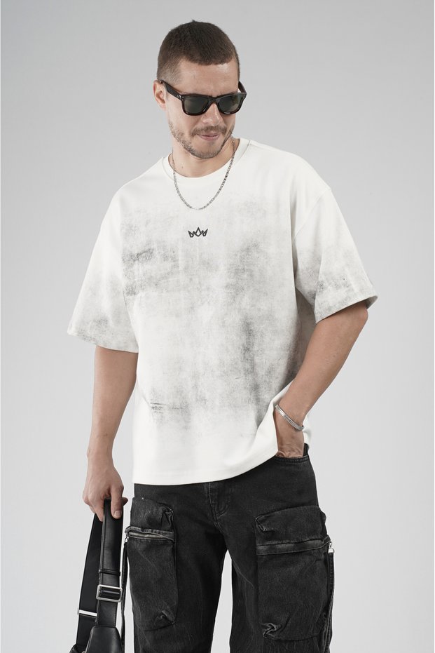 Trend Biz Washable Oversize Crew Neck Men's T-Shirt