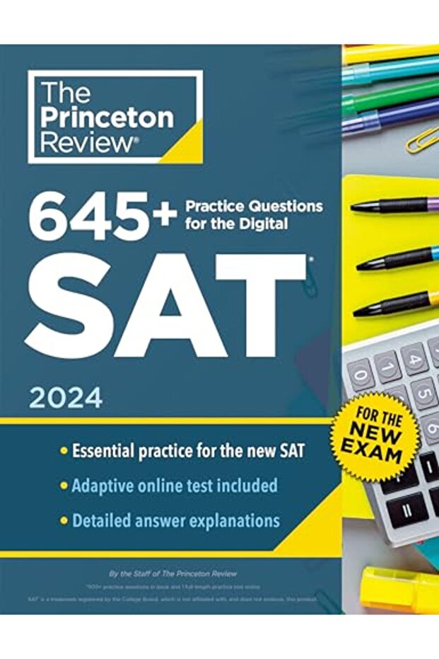 أكثر من 600 سؤال تدريبي لامتحان SAT، 2024
