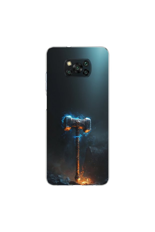 Poco X3 Pro Compatible Savaş 2 Design Transparent Case