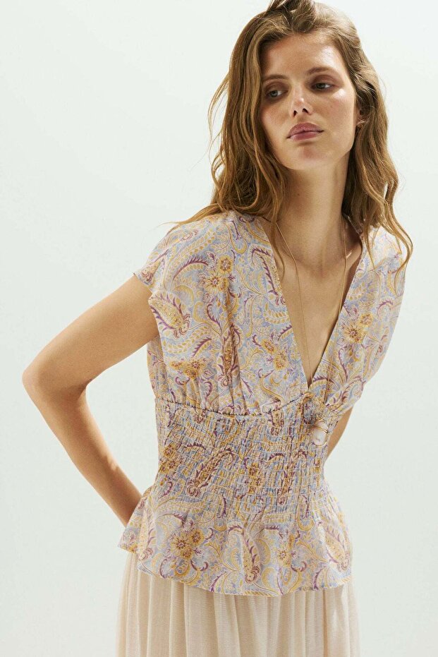 Smocked top