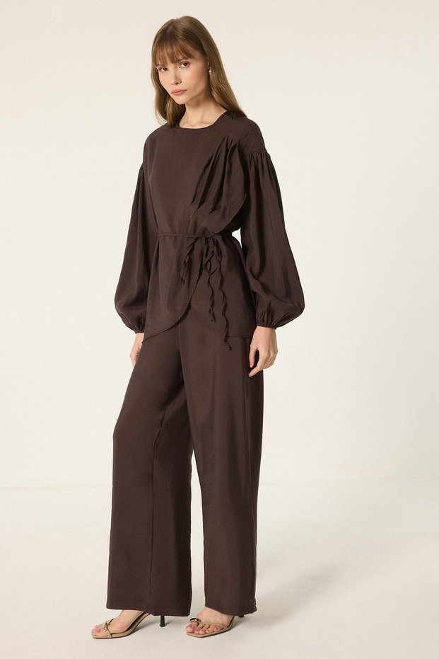 Front Pleated Modal Suit