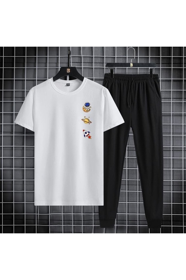 Unisex Oversize Shorts Set Short Sleeve T-Shirt Comfortable Fit Summer Casual Sports