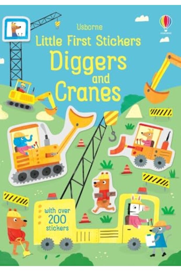 Little First Stickers Diggers And Cranes