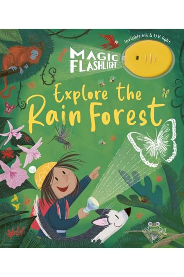 Magic Flashlight Explore The Rain Forest With Invisible Ink And Uv Flashlight