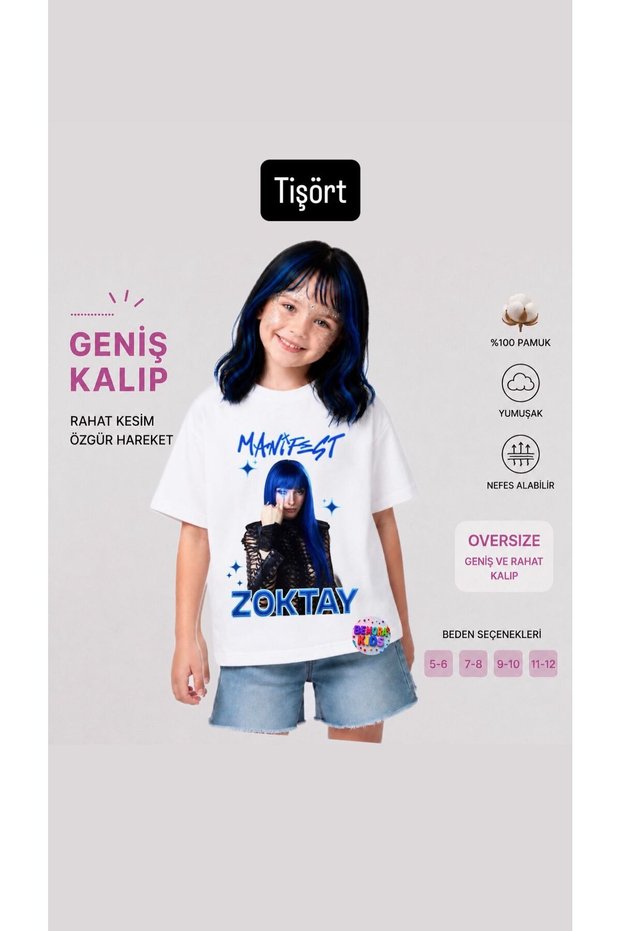 Manifest Zoktay Printed T-Shirt Zoktay T-Shirt Is Resistant to Washing and Drying