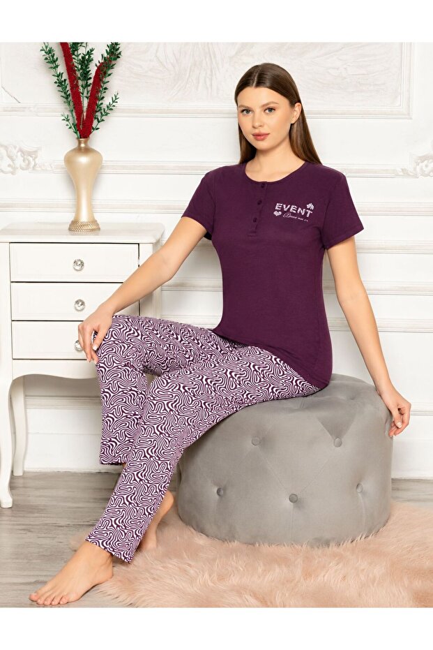 Pajama Set Women's Short Sleeve