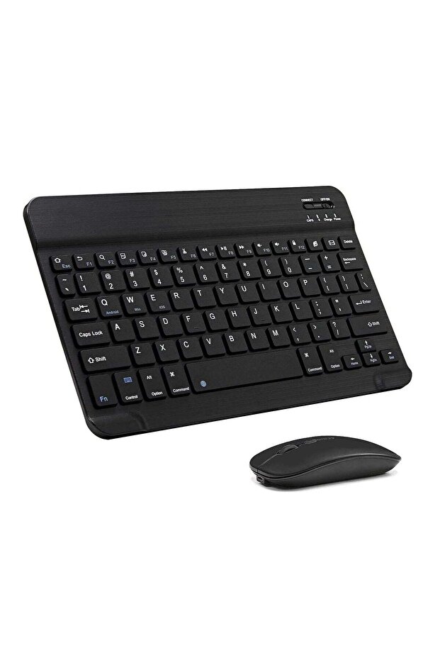 Arabic and English Bluetooth Keyboard and Mouse Combo, Ultra-Slim Portable Compact Wireless Mouse Keyboard Set