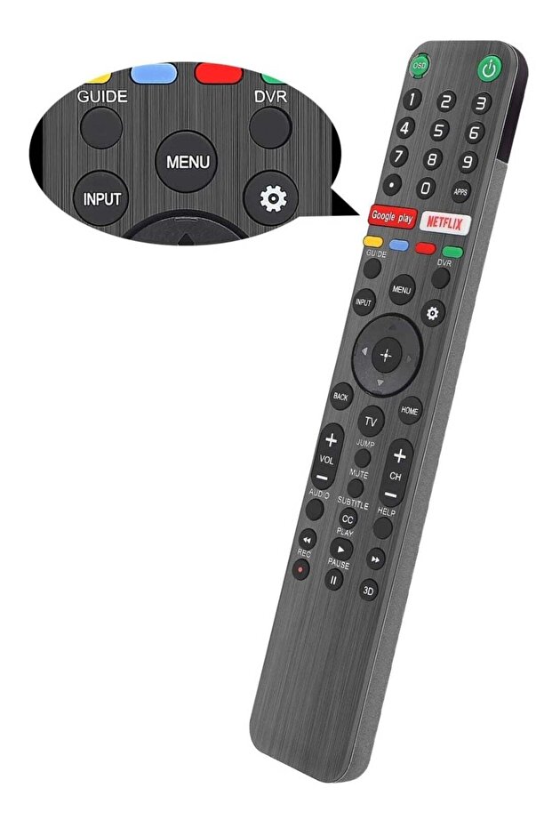RMF-TX500U Universal Remote Control for Sony Smart TV Bluetooth Remote